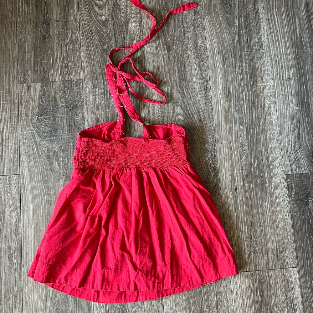 Red halter medium - Picture 2 of 2
